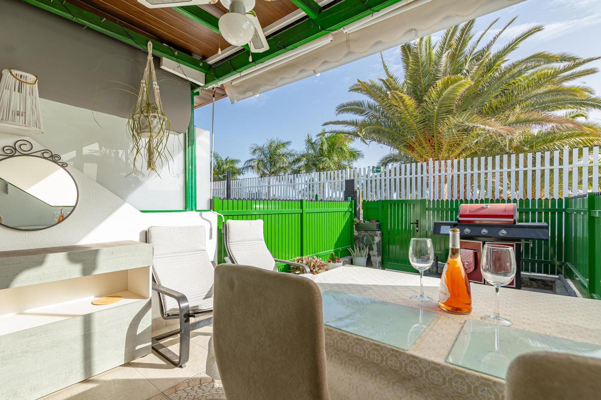 Andrea'S Bungalow, Garden, Barbecue And Pool! San Bartolomé Dış mekan fotoğraf